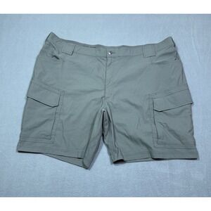 Duluth Flex Dry On The Fly Shorts Mens 48 Relaxed Fit Gray Cargo Gorpcore Hiking